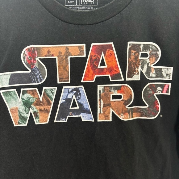 Star Wars Men's Classic Poster Logo Black T-Shirt - Picture 3 of 7